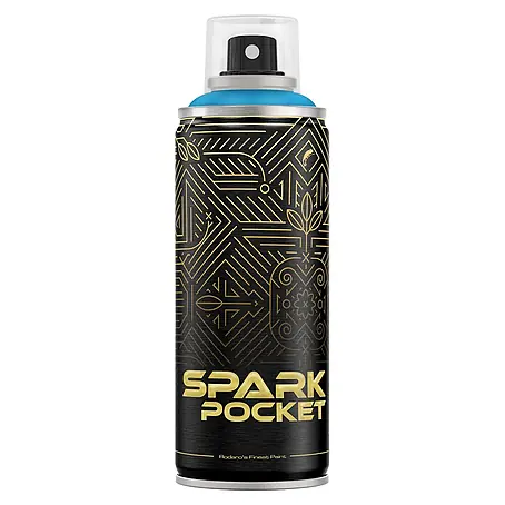 SPARK Pocket Sprühfarbe 200ml Glänzende Farbe Surf Blau