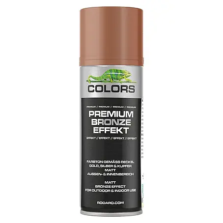 COLORS Effektlack Spraydose 400ml Bronze Kupfer Matt