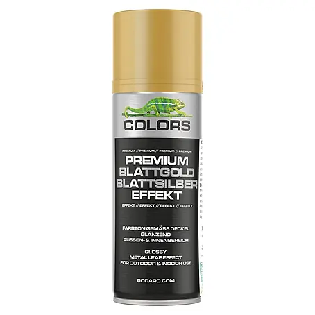 COLORS Effektlack Spraydose 400ml Blattgold Effekt Glanz