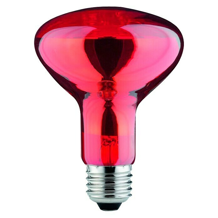 Paulmann Glühlampe R95 Infrarot100 W, E27, Rot Front View