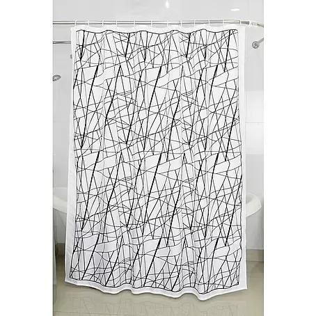 Venus  Textil-Duschvorhang Zickzack