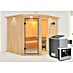 Karibu Elementsauna Fiona 3 