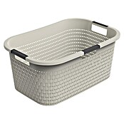 Rotho Wäschesammler Country (L x B x H: 58 x 38,9 x 25,1 cm, Cappuccino, 40 l) | BAUHAUS