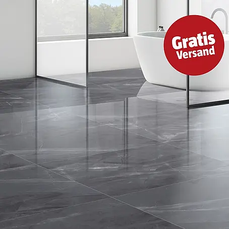 Opiart Feinsteinzeugfliese Nero