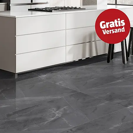Opiart Feinsteinzeugfliese Nero