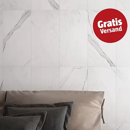 Opiart Feinsteinzeugfliese Blanco