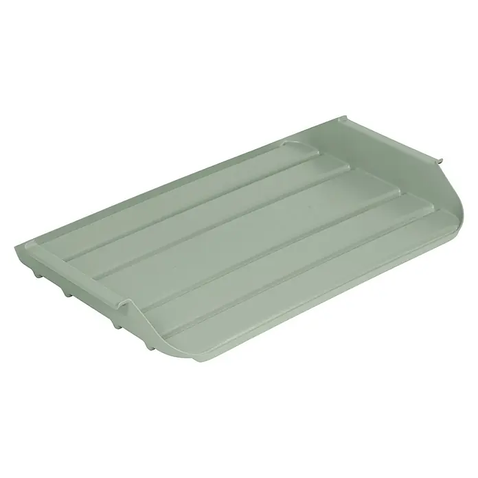 SmartStore Aufbewahrungsbox Module Regal - L x B x H: 36,5 x 60 x 8 cm, Kunststoff, Aquaverde, Passend für: Smartstore Module 55-Liter-Behälter - Hellgrünes rechteckiges Kunststoff-Ablagefach mit erhöhten Rillen.