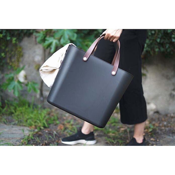 Rotho Tragetasche Multibag Style Albula (Fassungsvermögen: 25 l, Schwarz, Kunststoff) | BAUHAUS