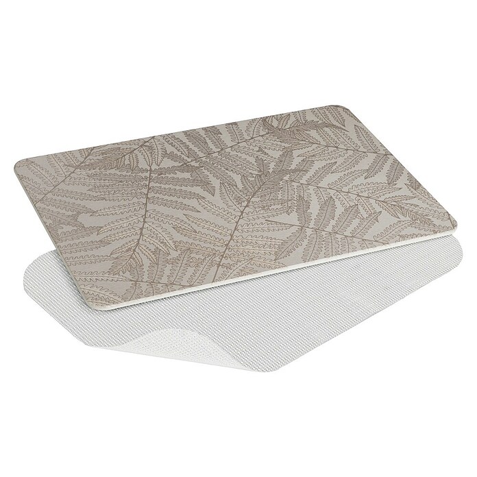 Wenko Badvorleger Dafni (L x B: 60 x 39 cm, Diadomit, Beige) | BAUHAUS