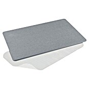 Wenko Badvorleger Simi (L x B: 80 x 50 cm, Diadomit, Grau) | BAUHAUS