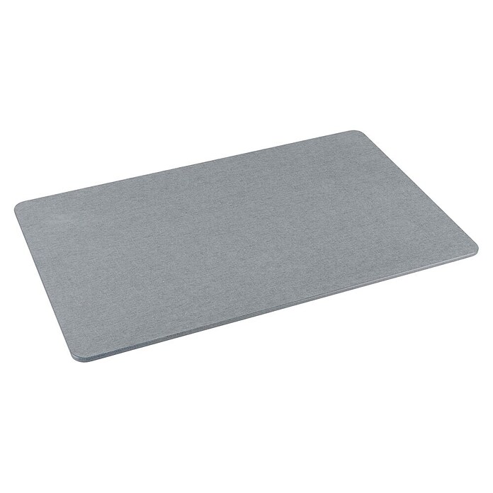 Wenko Badvorleger Simi (L x B: 80 x 50 cm, Diadomit, Grau) | BAUHAUS