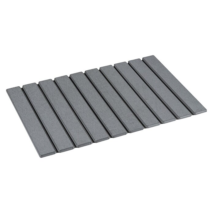 Wenko Badvorleger Tritea (L x B: 60 x 39 cm, Diatomit, Grau) | BAUHAUS