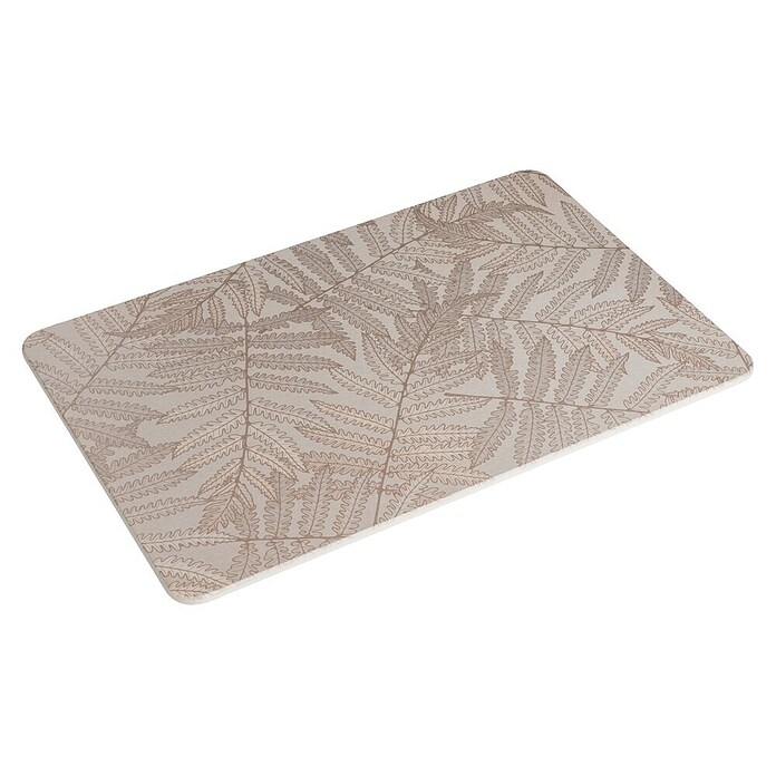 Wenko Badvorleger Dafni (L x B: 60 x 39 cm, Diadomit, Beige) | BAUHAUS