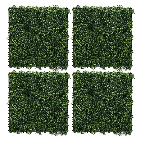 Künstliche Pflanzenwand Kunstpflanzen Wand Innen Aussen Classic Buxus