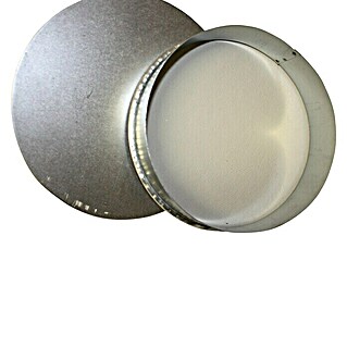 Ofen-Kapsel (Durchmesser: 180 mm, Feueraluminiert, Silbergrau)