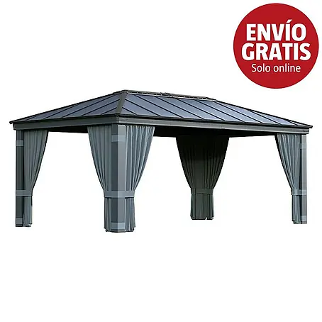 Palram – Canopia  Pérgola estándar con cortinas Dallas
