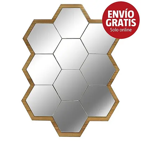 Espejo de pared Panal