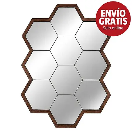 Espejo de pared Panal