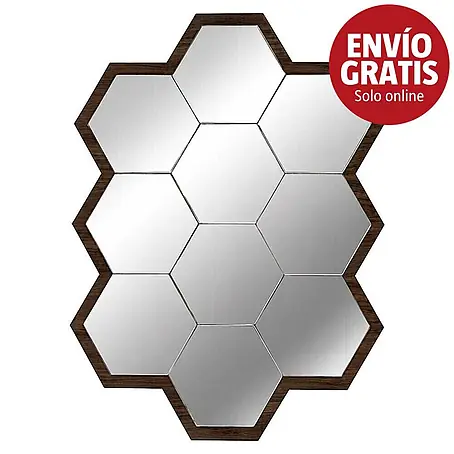 Espejo de pared Panal