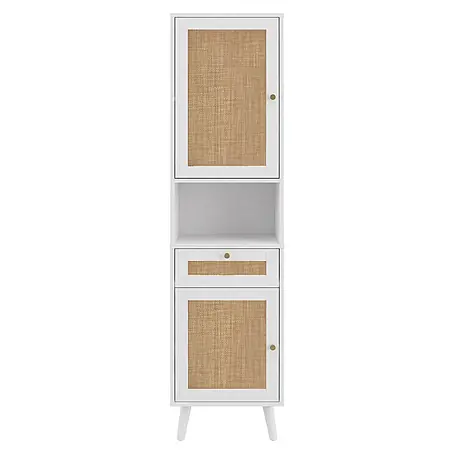 SONNENH Hochschrank 40 x 30 x 166 cm, Weiß