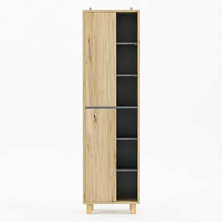 SONNENH Hochschrank 40 x 24 x 148 cm, Natur