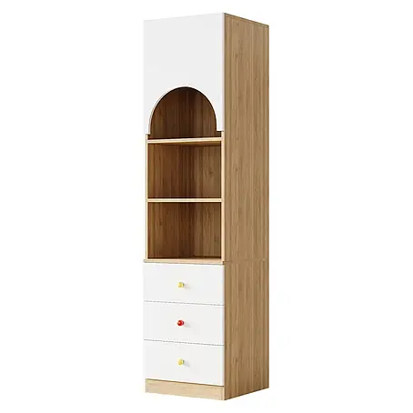 SONNENH Mehrzweckschrank 50 x 50 x 200 cm, Weiß