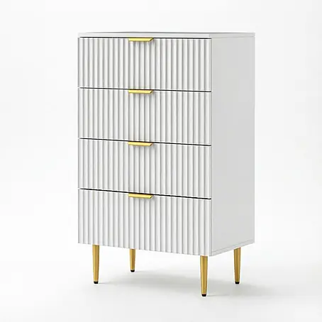 SONNENH Kommode 60 x 40 x 96 cm, Weiß