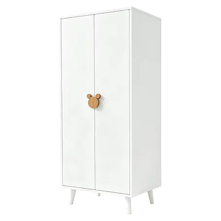 SONNENH Kleiderschrank 70 x 55 x 170 cm, Weiß