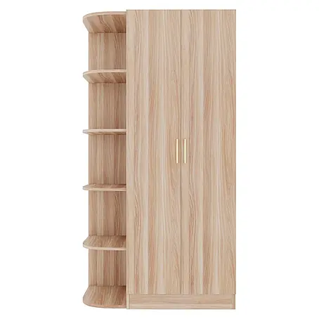 SONNENH Kleiderschrank 80 x 40 x 170 cm, Holzoptik