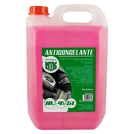 Concentrado anticongelante para motores 10%
