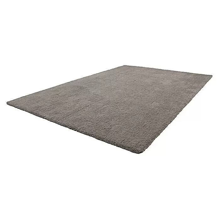 Hochflorteppich Super Soft Shaggy - Platin, 110 x 60 cm, 100 % Polyester (Flor)