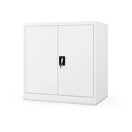 Jan Nowak Metallschrank BEATA D600 für Büro/Werkstatt, 93x90x60 cm, Weiß
