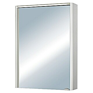 Riva LED-Spiegelschrank Verdal (B x H: 50 x 68 cm, Mit Beleuchtung, MDF, Weiß)