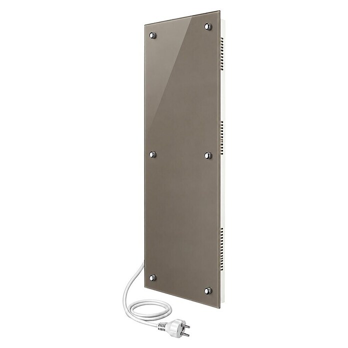 Admiral Infrarot-Glasheizkörper (45 x 120 cm, Beige/Grau, 850 W)