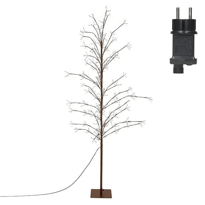 LED Baum Innen/Außen Metall Lichterbaum 180 cm Weihnachtsdeko 1170 LED - 
