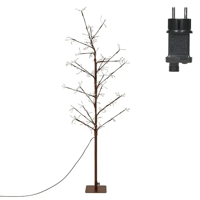 LED Baum Innen/Außen Metall Lichterbaum 150 cm Weihnachtsdeko 855 LEDs - 