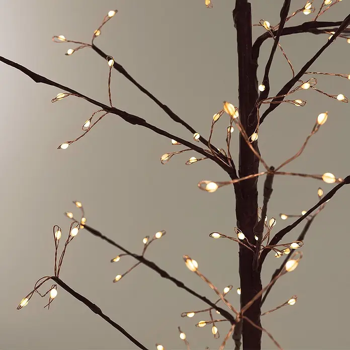 LED Baum Innen/Außen Metall Lichterbaum 150 cm Weihnachtsdeko 855 LEDs - 