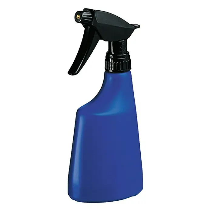 Geli Standard Handsprüher - Blau, 0,5 l - Blaue Sprühflasche mit schwarzem Sprühkopf zum Befeuchten oder Reinigen von Oberflächen im Haushalt oder Garten.