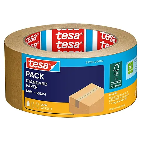 Tesa Pack Paketklebeband Standard Paper