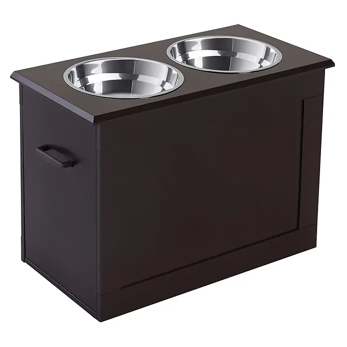 PawHut Napf Espresso 60L x 30B x 41H cm - 