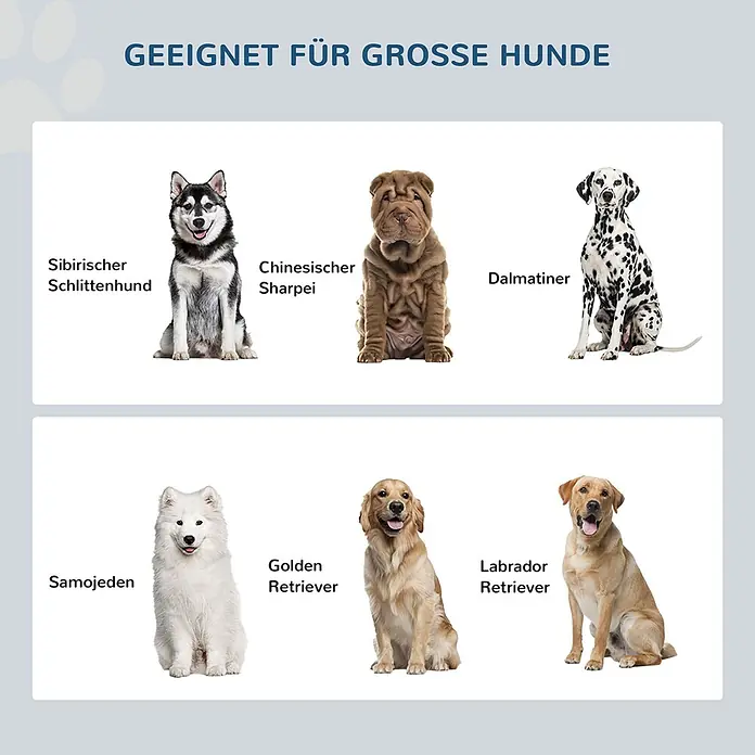 PawHut Futterstation Weiß 60L x 30B x 35,5H cm - 