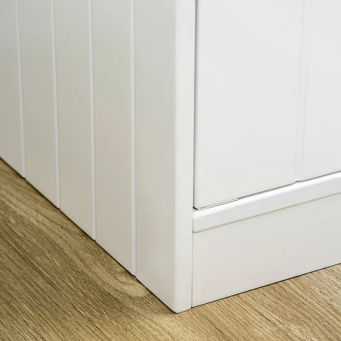 PawHut Futterstation Weiß 60L x 30B x 35,5H cm - 