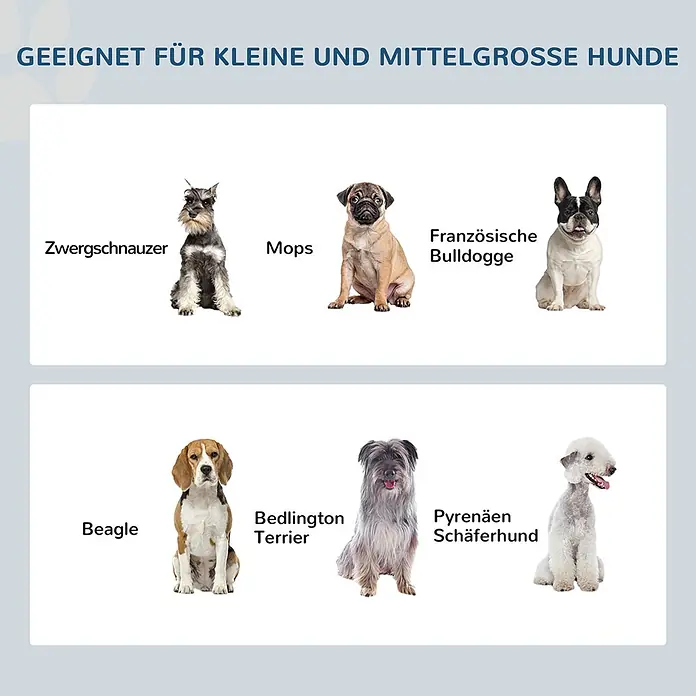 PawHut Futternapf Grau 58,4L x 30,5B x 25,4H cm - 