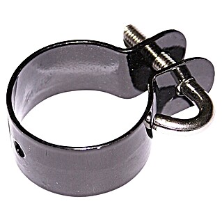 Hadra Paalklem (Diameter: 40 mm, Zwart)