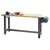 Wisent Banco de trabajo (L x An x Al: 182,5 x 63 x 96 cm, Capacidad de carga: 450 kg)
