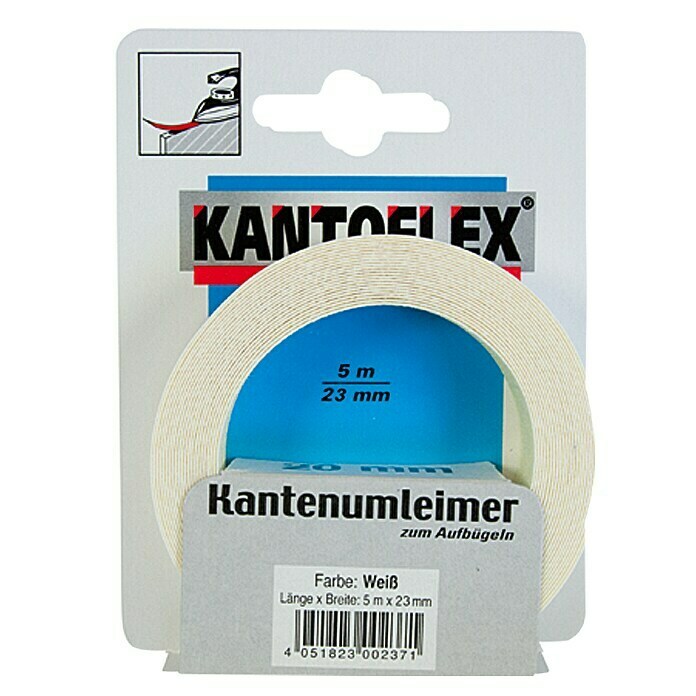 Kantoflex Kantenband (Wit, l x b: 5 m x 23 mm)
