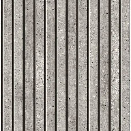 Easy Decor Vliestapete Concrete Beams (Grau) 10 x 0,52 m