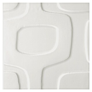 El Barco Wandtegel Pop (20 x 20 cm, Wit, Mat)