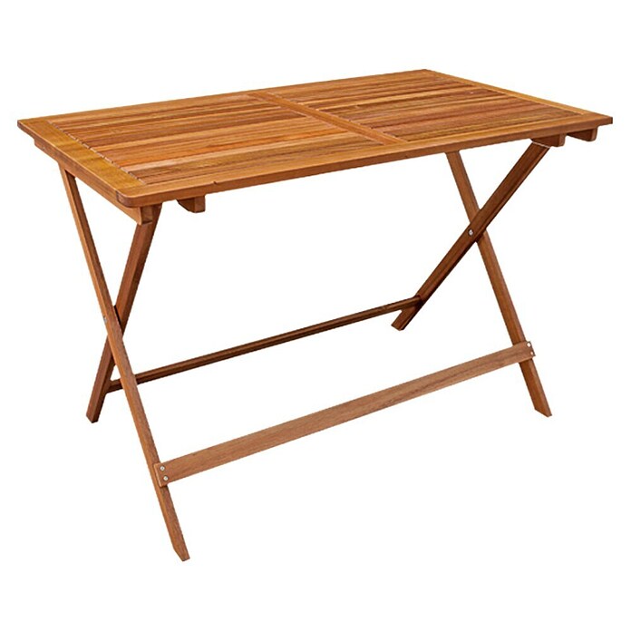 Sunfun Diana Vrtna miza  (Do x Š x V: 110 x 65 x 74 cm, Akacija, Rjave barve, Zložljivo) | 8240 - Tische Holz | ICAA - Sommermöbel Tische | ICA - Sommermöbel | IC - Freizeit im Garten | I - Stadtgarten | BAUHAUS