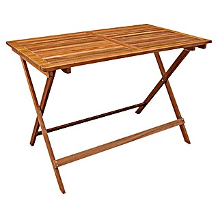 Sunfun Diana Vrtna miza (Do x Š x V: 110 x 65 x 74 cm, Akacija, Rjave barve, Zložljivo)